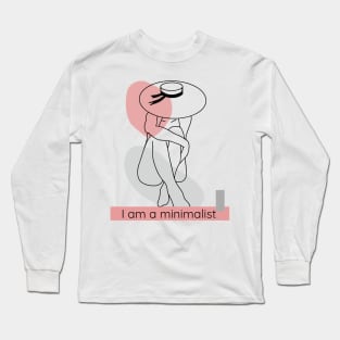 I Am a Minimalist, Long Sleeve T-Shirt